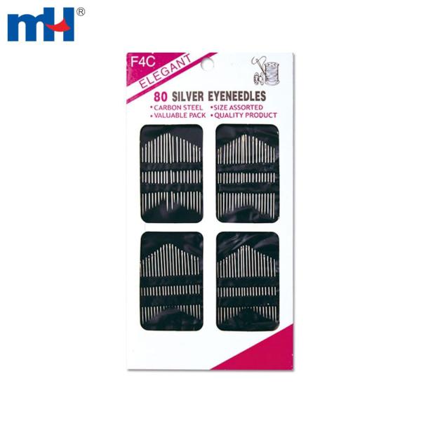 Silver eye sewing needles