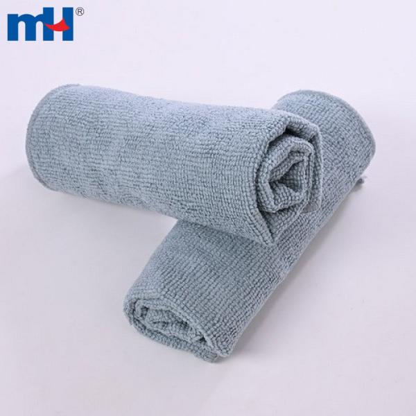 MH Wholesale High Low Loop Microfiber Face Towel, Size 30x30cm | 265g/sqm