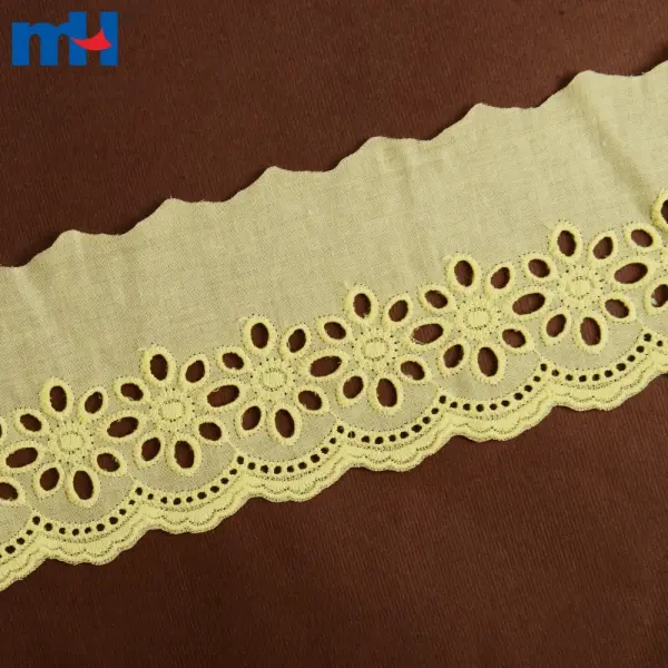 Yuqori sifatli paxta dantelli trim