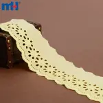 Yuqori sifatli paxta dantelli trim