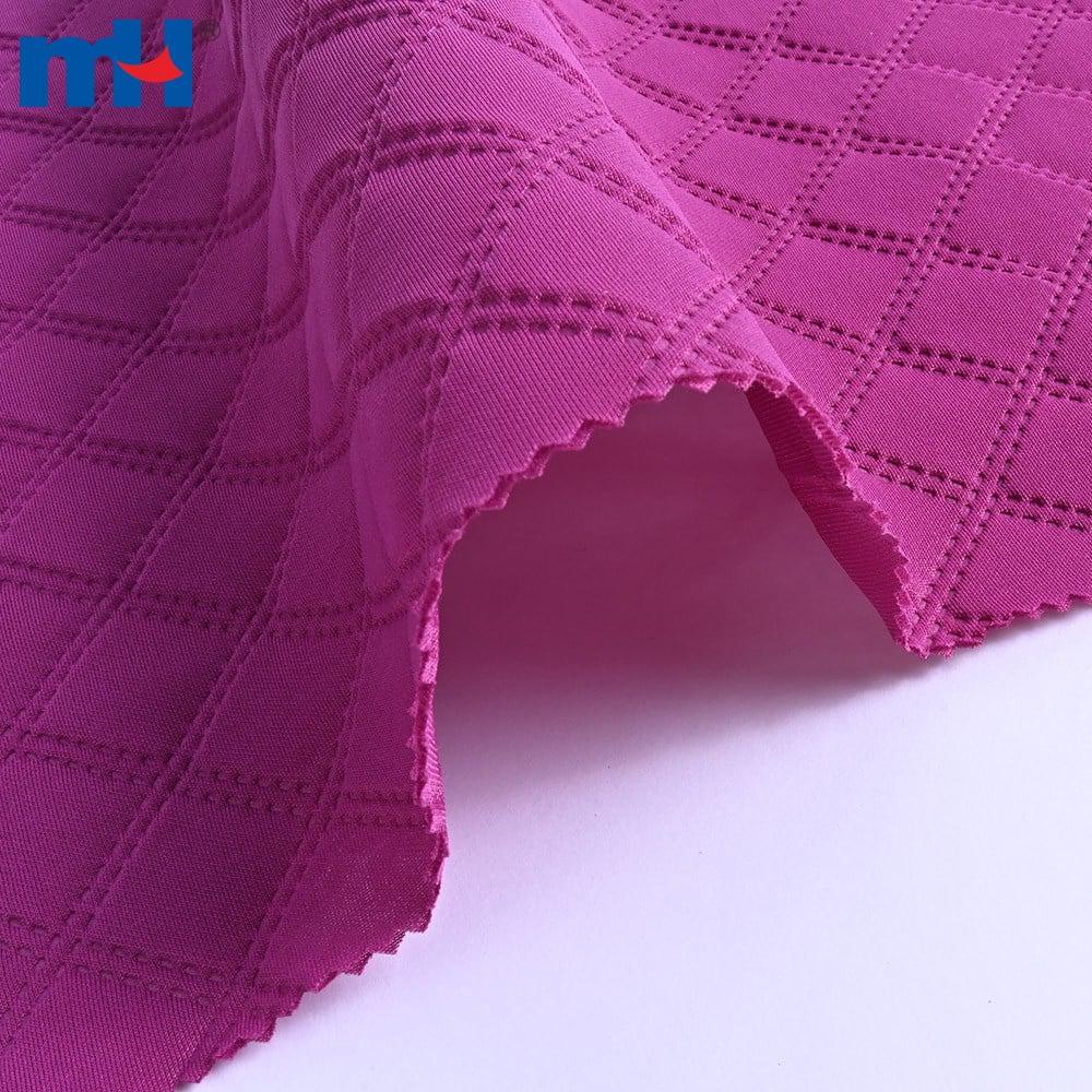 Ultrasonik bo'rttirma bilan 95% polyester va 5% spandex mato