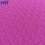 Ultrasonik bo'rttirma bilan 95% polyester va 5% spandex mato