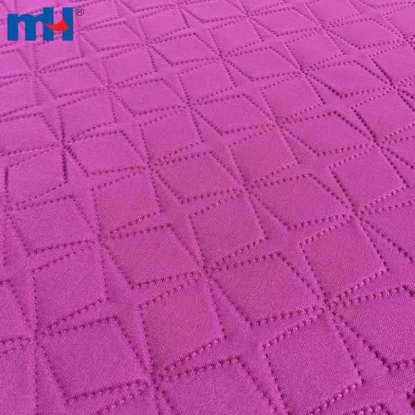 Ultrasonik bo'rttirma bilan 95% polyester va 5% spandex mato