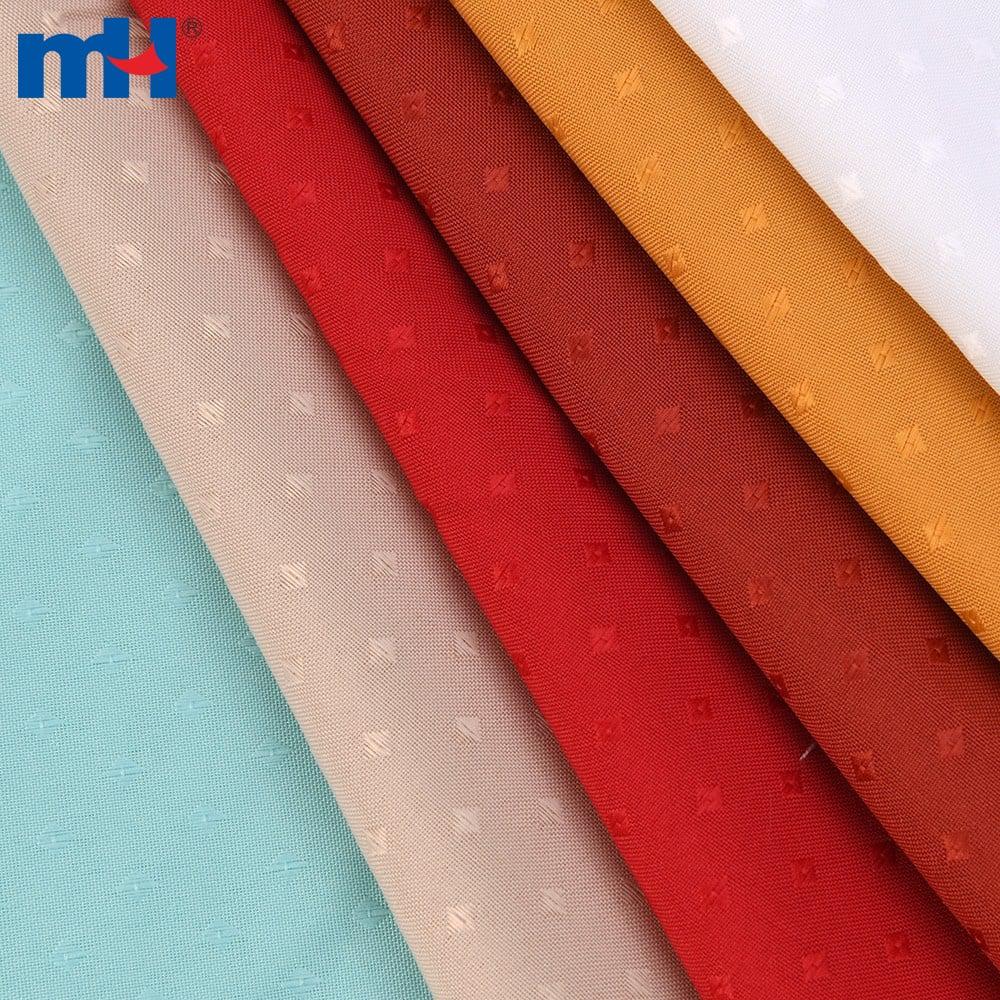 Tecido Jacquard Mini Matt - Tecido de poliéster uniforme de luxo no atacado