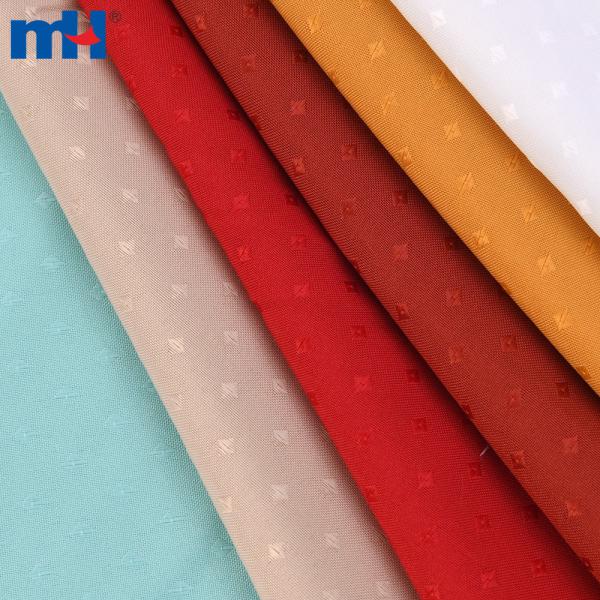 Tecido Jacquard Mini Matt - Tecido de poliéster uniforme de luxo no atacado