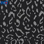 Tecido jacquard metálico elástico para confecção de vestidos