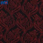 Tecido jacquard metálico elástico para confecção de vestidos