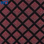 Tecido jacquard metálico elástico para confecção de vestidos
