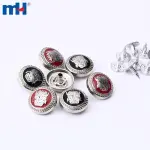 Boutons de jeans en alliage de zinc de 20 mm pour vêtements en jean