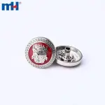 Boutons de jeans en alliage de zinc de 20 mm pour vêtements en jean