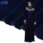 Hashamatli abaya kiyimlari uchun ulgurji mikro koreys baxmal matosi (5000/9000)