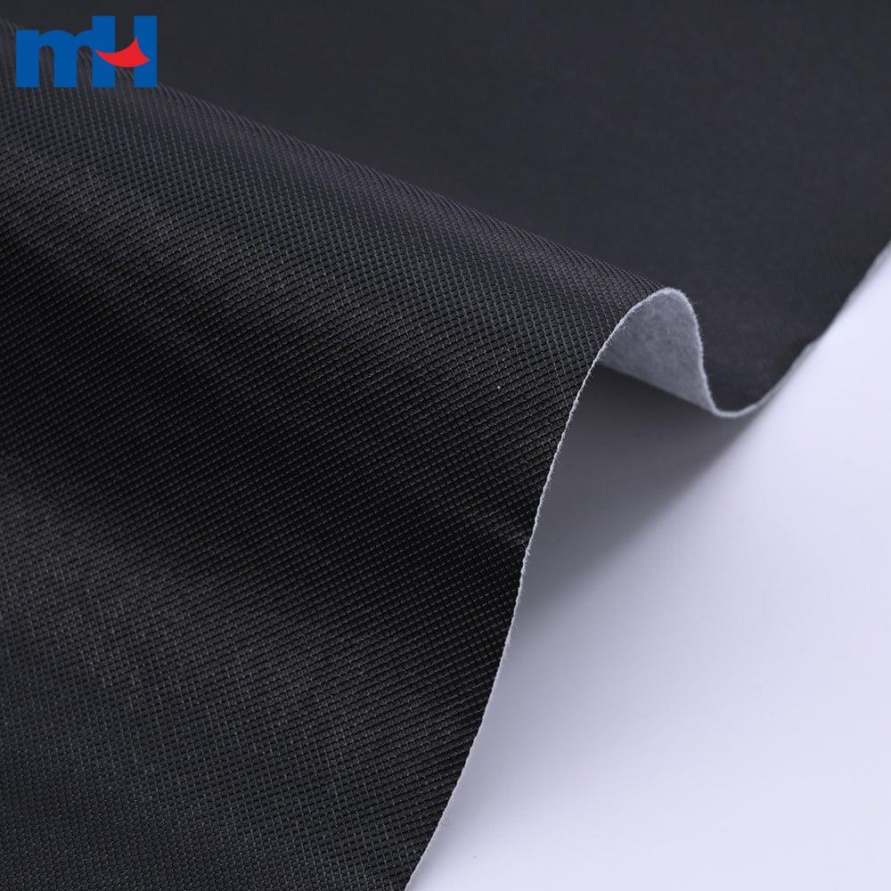 Tissu non tissé Spunlace, enduit noir, 100 g/m², pour housses de voiture
