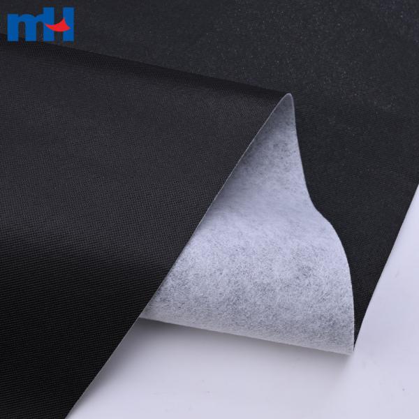Tissu non tissé Spunlace, enduit noir, 100 g/m², pour housses de voiture