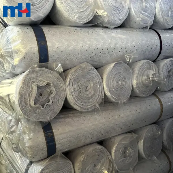 Laminated mesh lace fabric