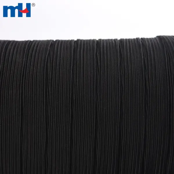 Trenzado elástico de 10 mm, trenzado elástico de látex, trenzado elástico plano