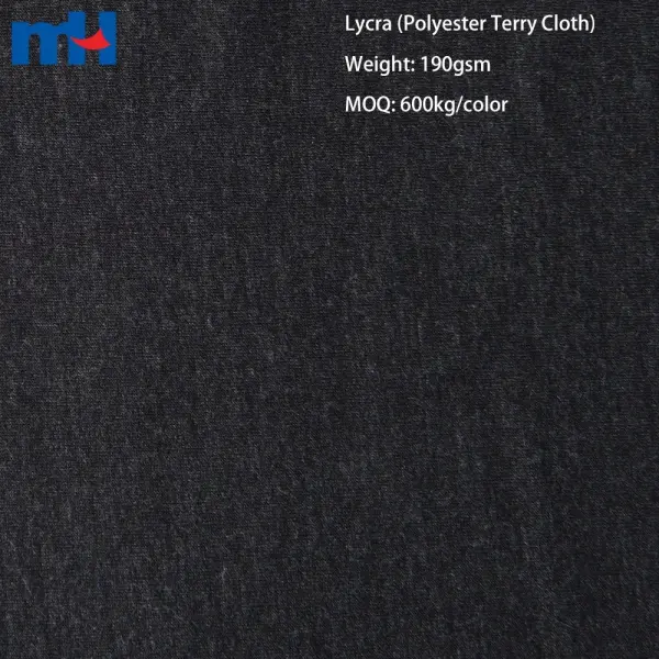 Polyester terry fabric for hoodies
