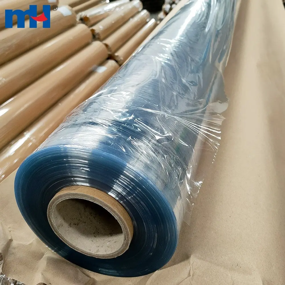 Przezroczysta rolka folii PVC