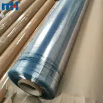 Przezroczysta rolka folii PVC