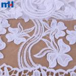 Dentelle en maille brodée 3D