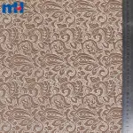 Embroidered mesh fabric