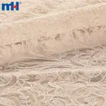 Embroidered mesh fabric