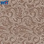 Embroidered mesh fabric