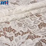 Tela de encaje tricot