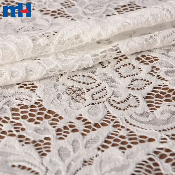 Tela de encaje tricot