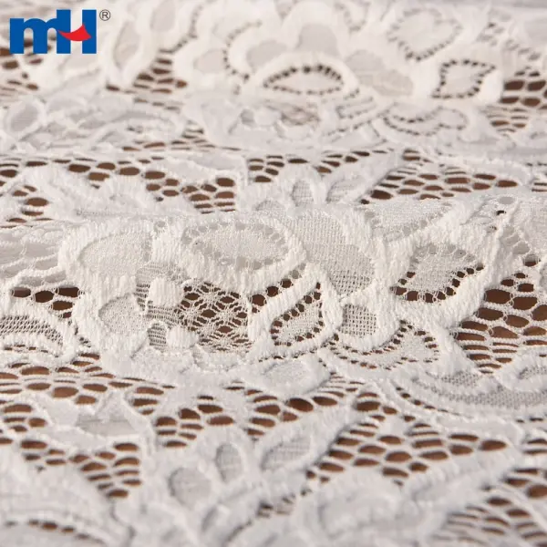 Tela de encaje tricot