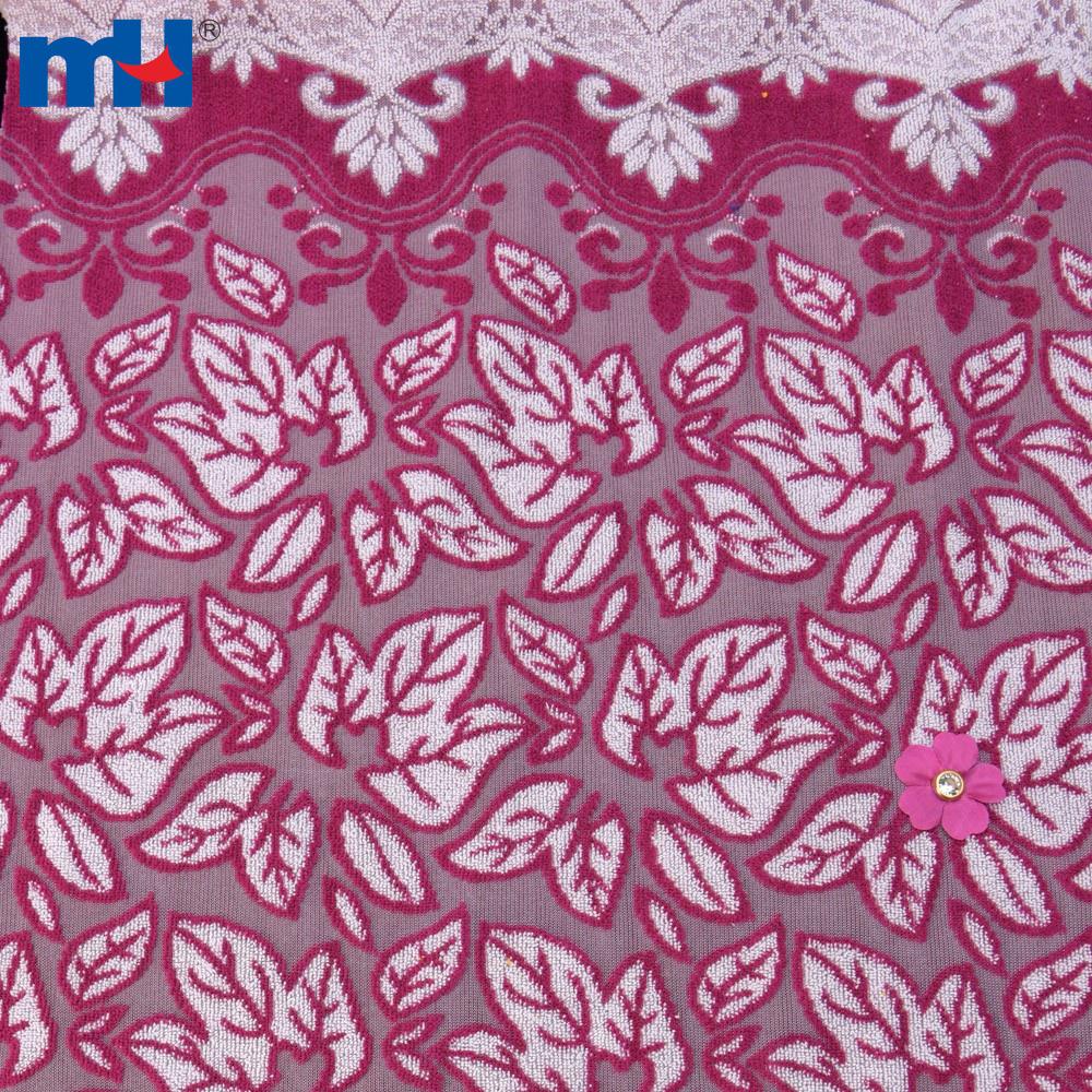 Tecido de renda tricot