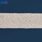 Бавовняна металізована стрічка 15 мм