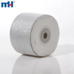 Shiny silver organza ribbon