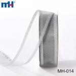 Nastro in tessuto metallico lucido