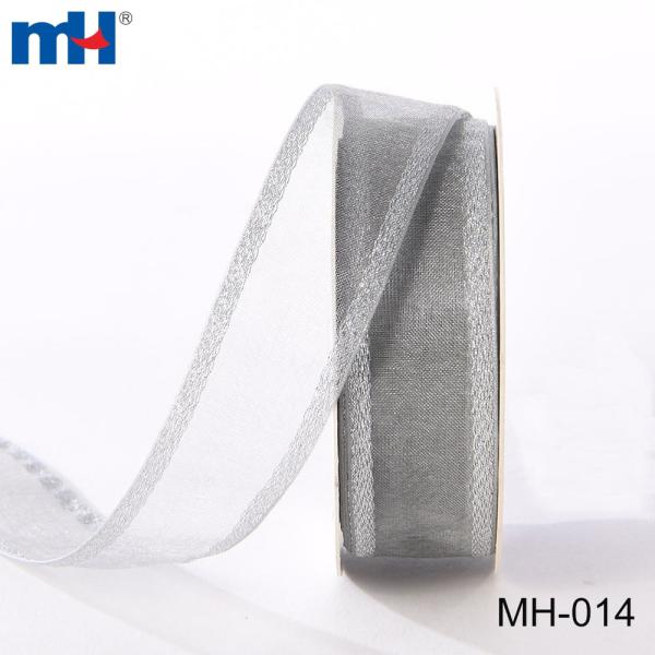 Nastro in tessuto metallico lucido