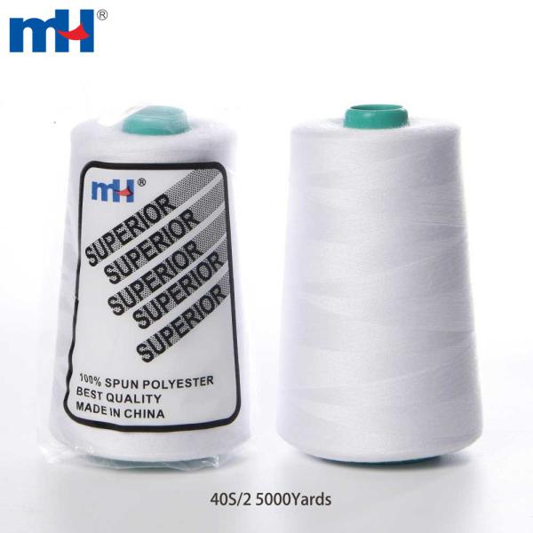 Hilo de coser hilado 100% poliéster para el mercado iraní