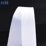 Kiyim yorliqlari uchun 25 mm ipak tafta lentasi - tirqishli chet