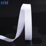 Kiyim yorliqlari uchun 25 mm ipak tafta lentasi - tirqishli chet