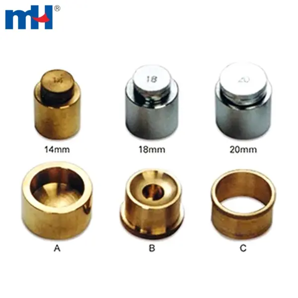 Matrices et matrices de 14 mm à 32 mm pour le moulage de boutons