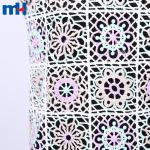 Tissu dentelle arc-en-ciel