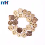 Bouton noix de coco naturelle