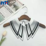 طوق زخرفي للسيدات مصنوع من البوليستر/القطن مقاس 25*15 سم