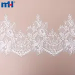 Bordure en dentelle tricotée non élastique de 25 cm