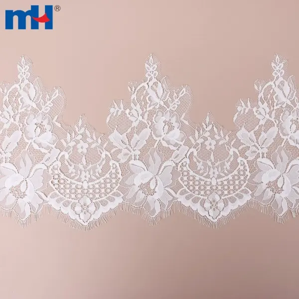 Bordure en dentelle tricotée non élastique de 25 cm