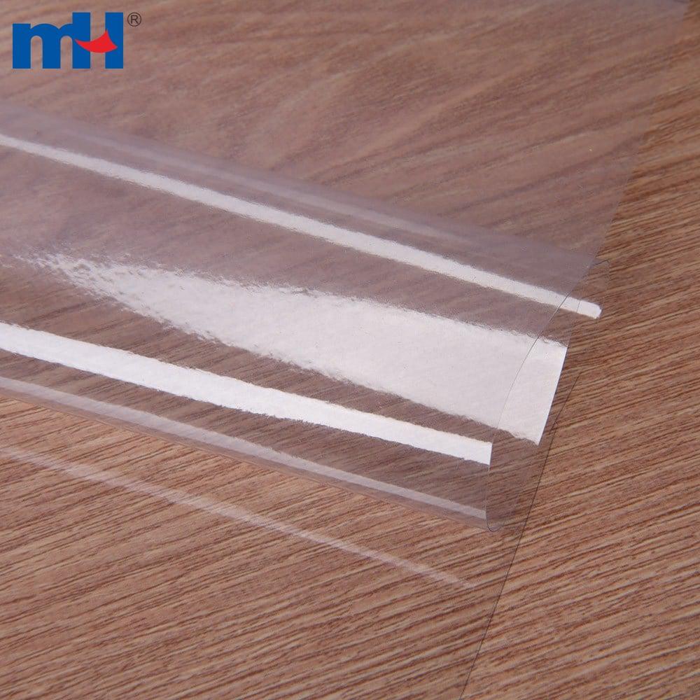 Película de PVC transparente para bolsa de cosméticos y bolígrafo.