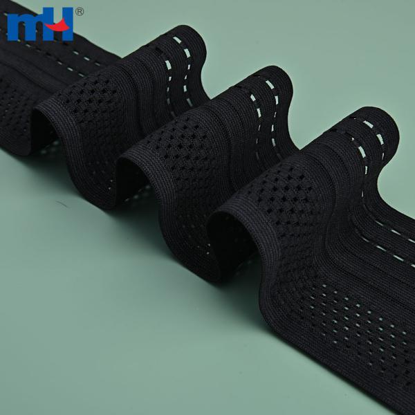 Elástico preto premium para tricô