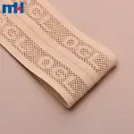 Faixa elástica de nylon e spandex para malha luxuosa