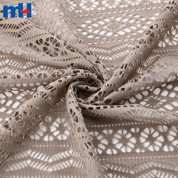 Tissu en dentelle élasthanne