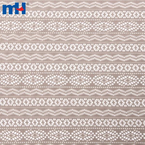 Tissu en dentelle élasthanne