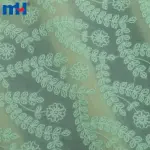 Tela de encaje de organza de alta calidad.
