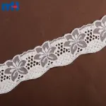 Naqshli paxta to'rli dantelli chekka